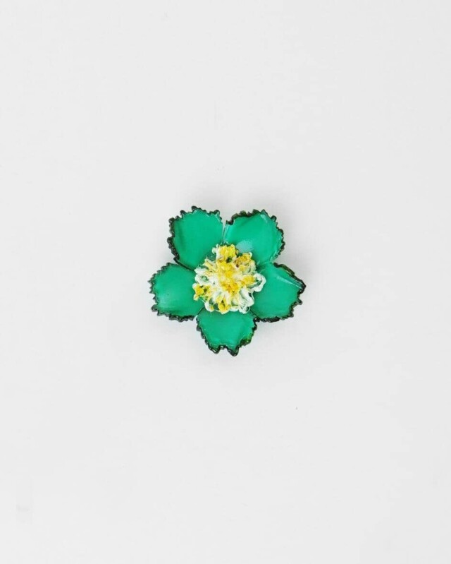 Ciléa Paris - Pin’s fleur Tuba – Rouge