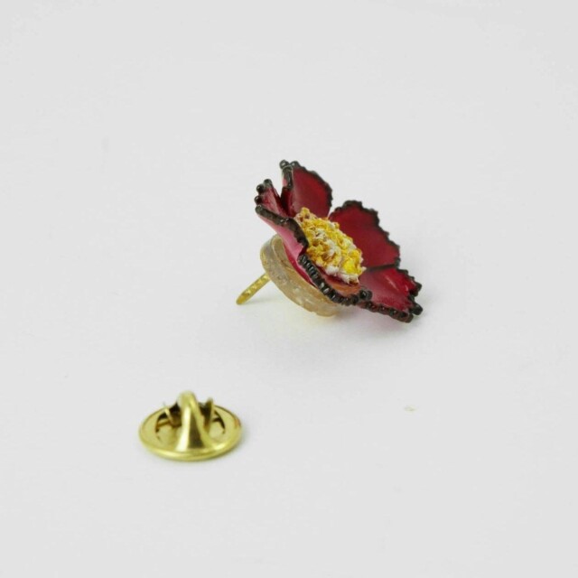 Ciléa Paris - Pin’s fleur Tuba – Vert