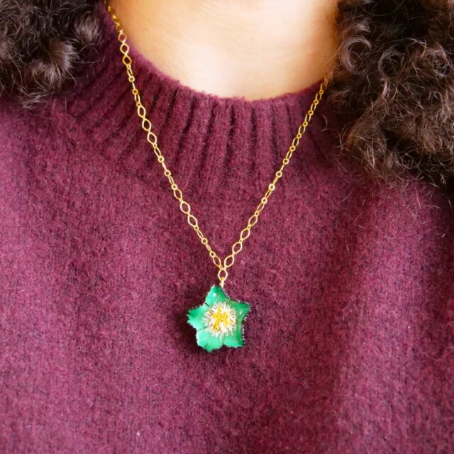 Ciléa Bijoux - Pendentif Tuba - Mini – Citron / Je ne veux pas la chaîne