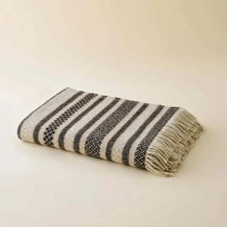 Waro-Plaid-Laine-Erik-Noir-Velay-vue-proche
