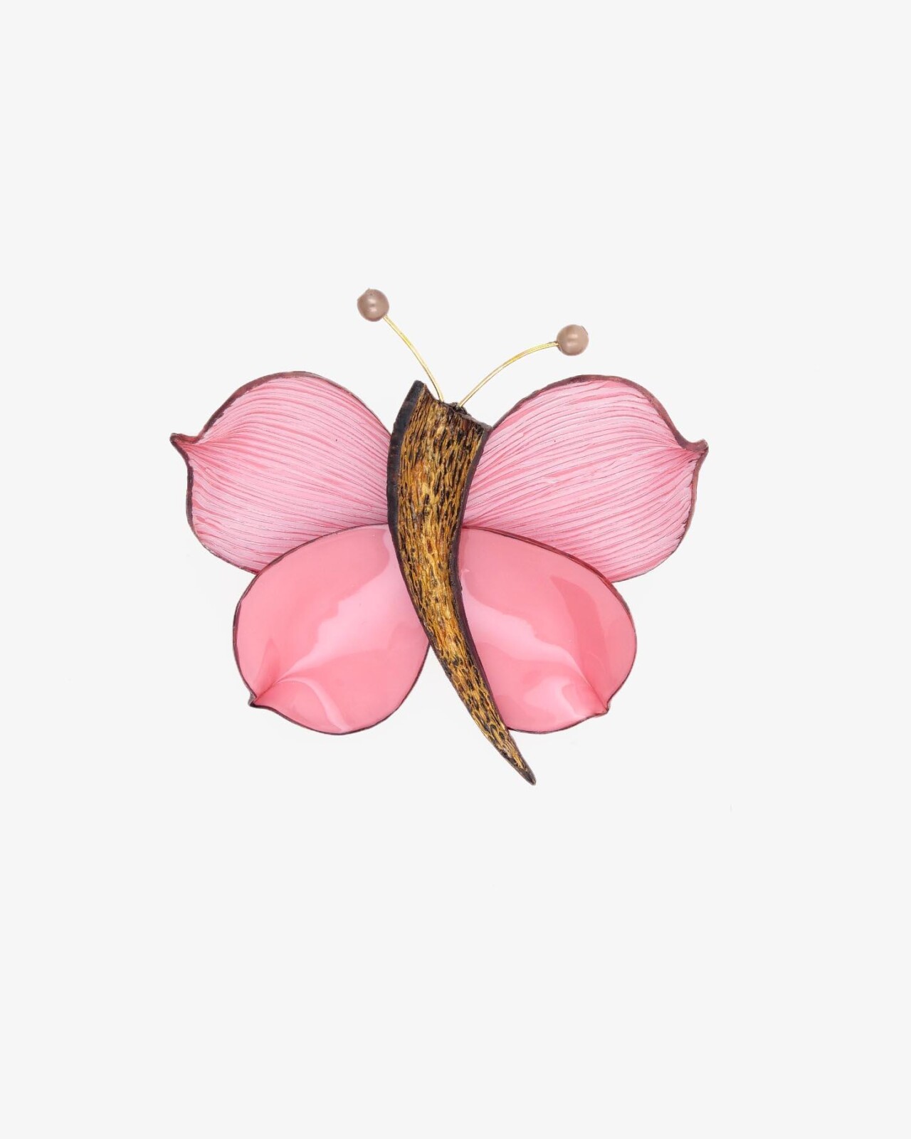 zora bijoux papillon Ciléa Paris - Broches bijoux papillon Zora effet satin – Léopard
