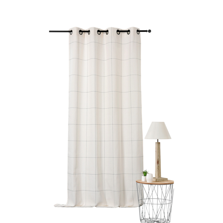 01 de linge de maison rideaux et voilage camif signature beige coton lin leonin n 100373812800 CAMIF SIGNATURE - Rideau coton lin Léonin
