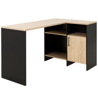 Camif - Bureau d’angle Garry noir
