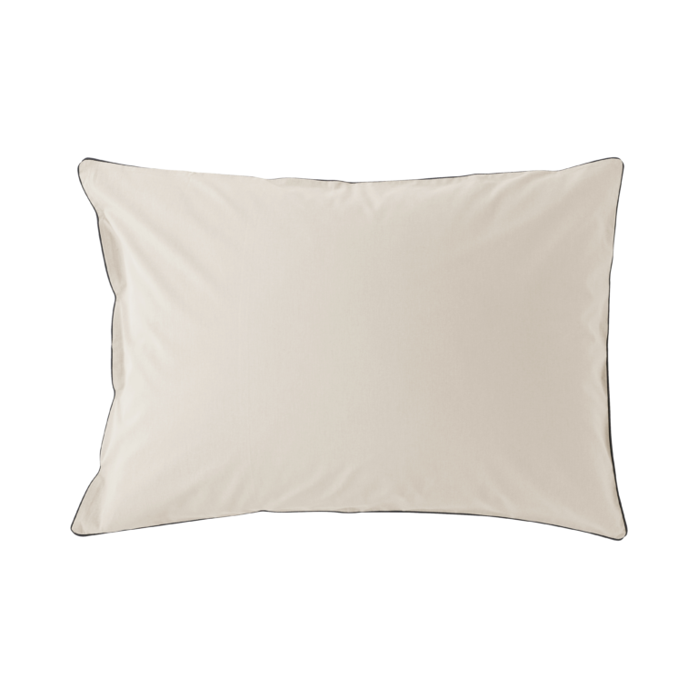 02 de linge de lit taies d oreiller et de traversin beige dune coton bio thais camif 100372252505 20240318 ESSENTIELS PAR CAMIF - Taie d'oreiller coton bio Thaïs