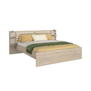 Camif - Lit avec tiroirs de rangement en option Palmyre