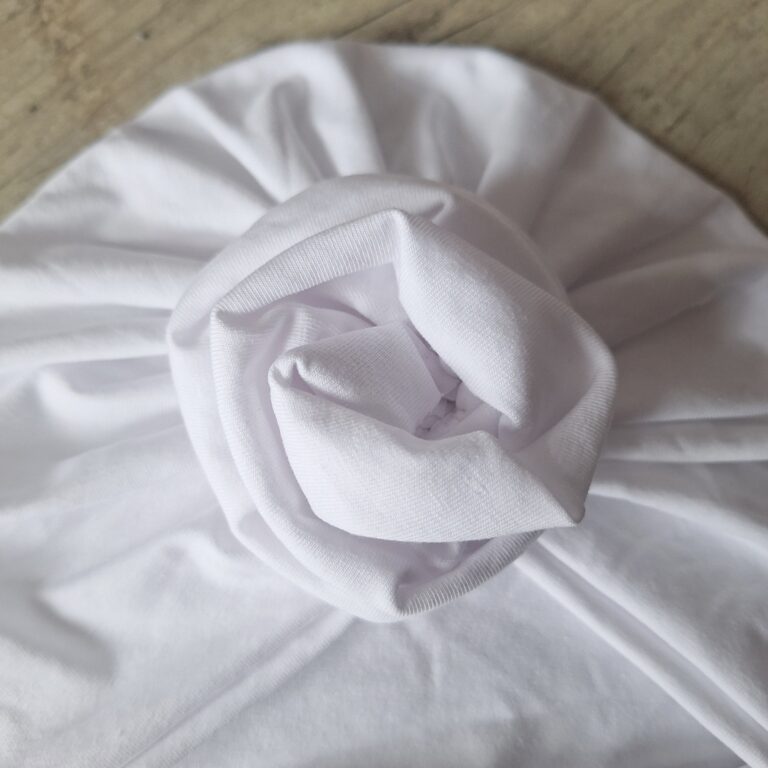La Fabrique A DeDeuh - Turban Bébé Personnalisable – Édition Rose de Tissu – Jersey de Coton – Couleurs au Choix – adulte