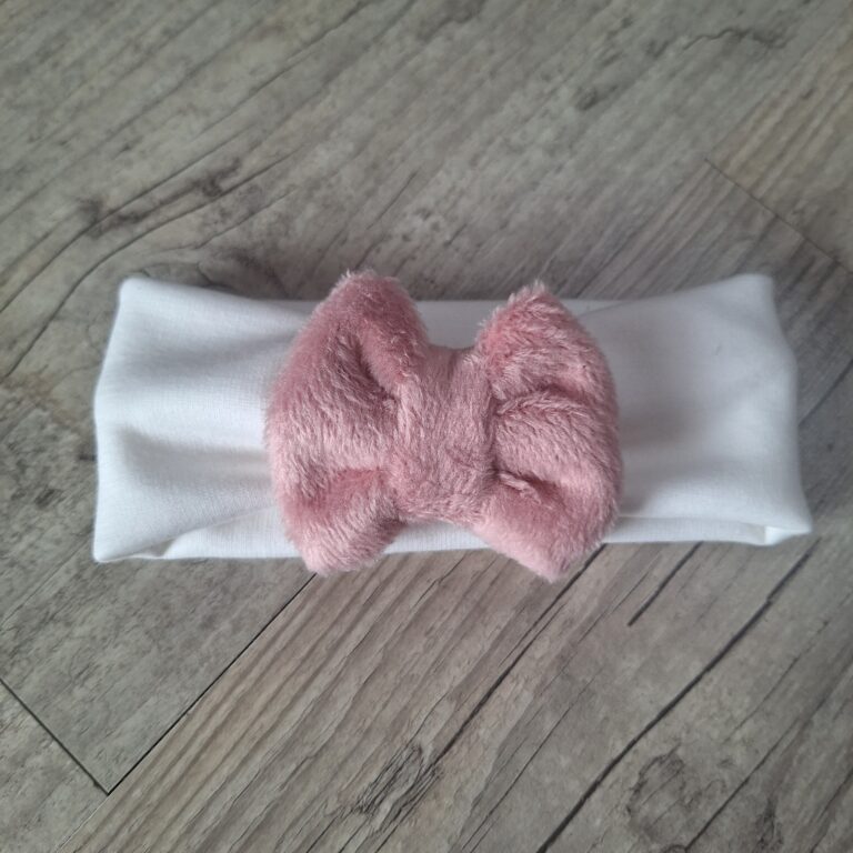La Fabrique A DeDeuh - Ensemble Prénom Brodé Turban nœud + moufles + bandeau + chaussons assortis en tissu polaire alpine finition fourrure _ Oeko-Tex – 9.12 mois / Turban+moufles