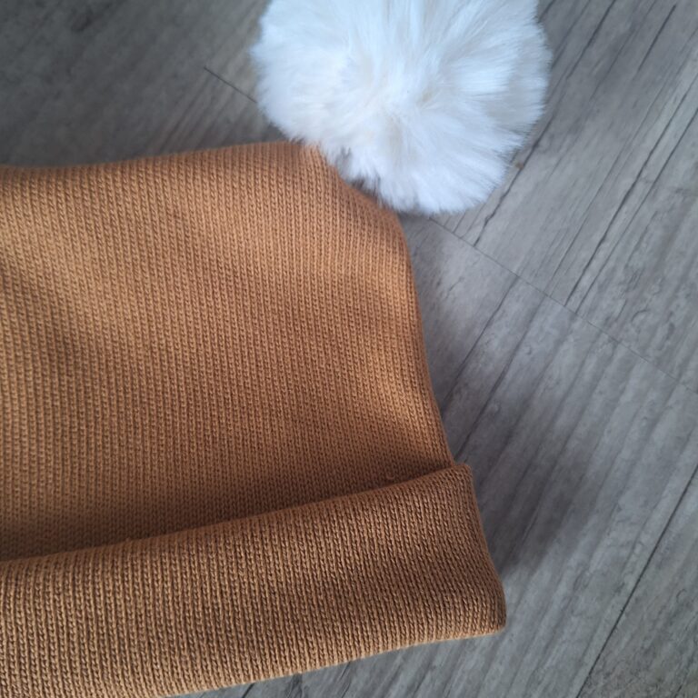 La Fabrique A DeDeuh - Bonnet oreilles pompons en tissu maille 100% coton - Oeko-Tex – Adulte