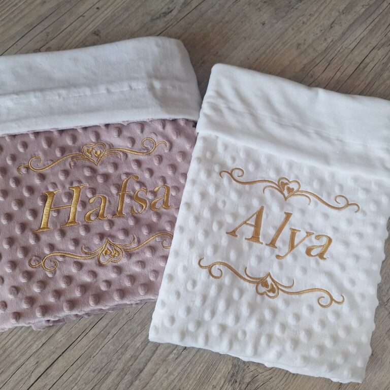 La Fabrique A DeDeuh - JUMEAUX: 2 Coffrets Complets: Fille et/ou Garçon – Cadeau Bébé Personnalisé avec Couverture