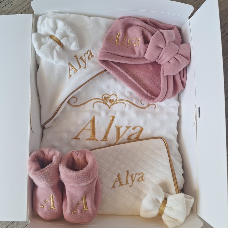 La Fabrique A DeDeuh - JUMEAUX: 2 Coffrets Complets: Fille et/ou Garçon – Cadeau Bébé Personnalisé avec Couverture