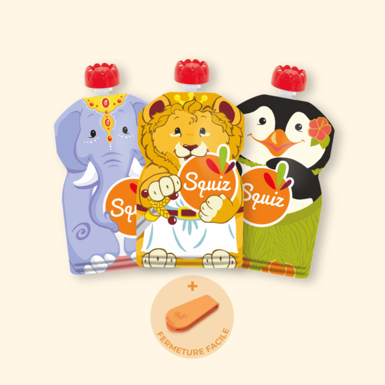 Anotherway - Gourdes compote réutilisables x3 - Carnaval