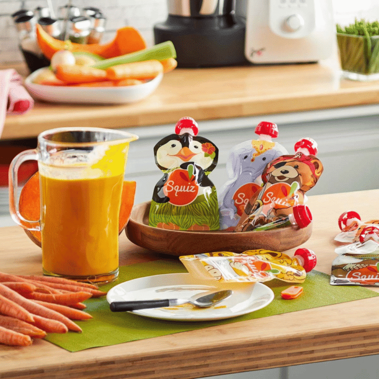 Anotherway - Gourdes compote réutilisables x7 - Carnaval