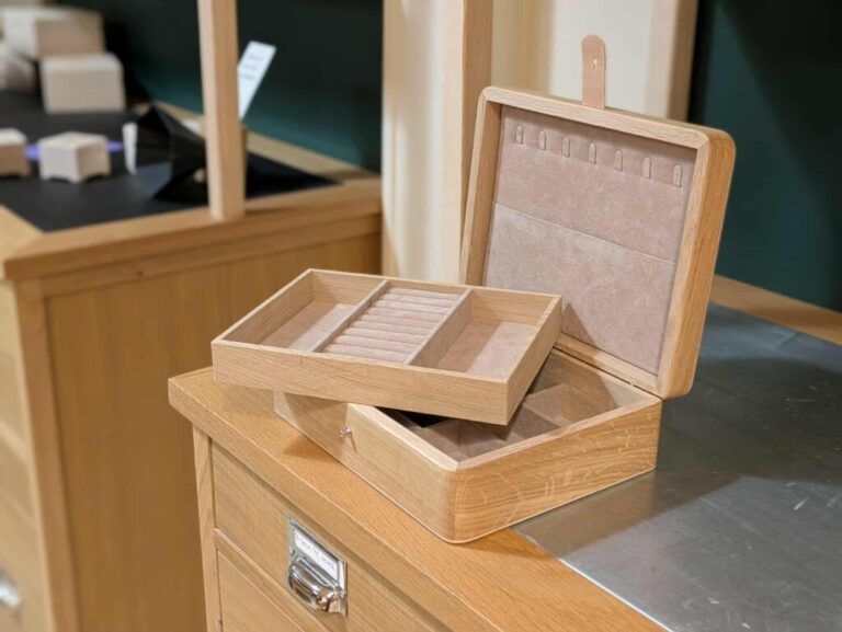 Manufacture Jacquemin - Coffret casier à bijoux en chêne grand modèle