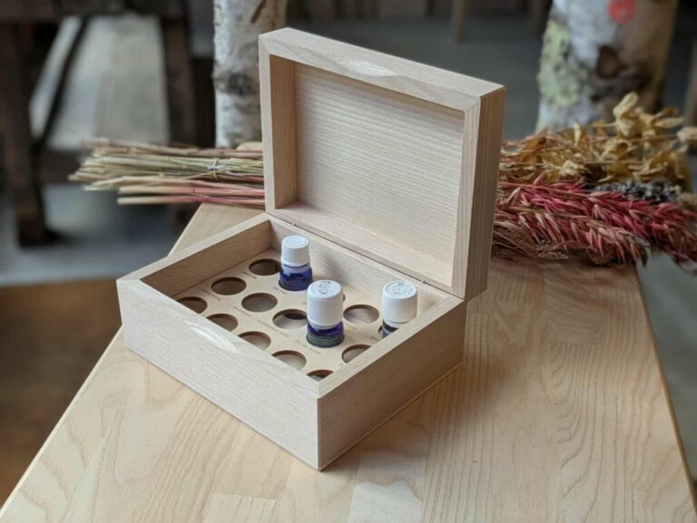 Manufacture Jacquemin - Coffret à huiles essentielles en frêne - Petit modèle