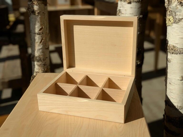 Manufacture Jacquemin - Coffret à thé en frêne - Grand modèle