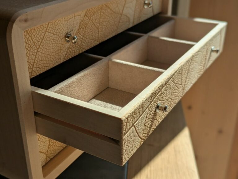 Manufacture Jacquemin - Commode à bijoux en érable