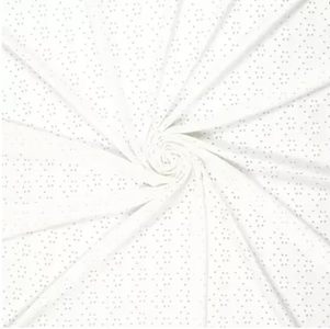 La Fabrique A DeDeuh - Bandeau petit nœud en jersey Ajouré Broderie Anglaise extensible – adulte