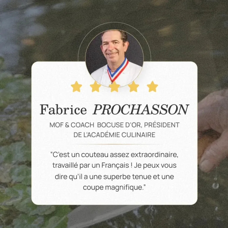 Le Cuisinier Français - Esperluète de Table - couteau à viande d'exception – Bocote
