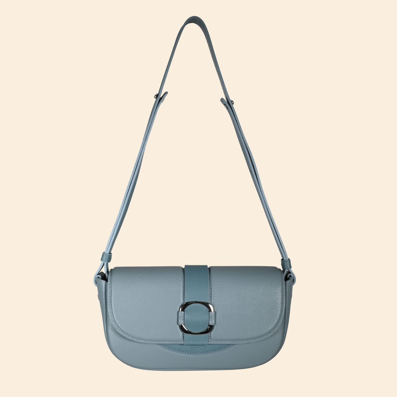 Ainhoa sac femme cuir bleu horizon 1 ERRO - Sellier / Maroquinier - Ainhoa Bleu Horizon