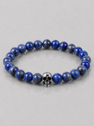 Bracelet Requiem Lapis Lazuli et Argent 925 par la marque NEIJE NEIJE - Bracelet Requiem Lapis Lazuli et Argent 925