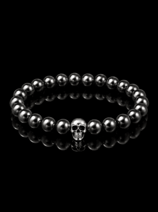 NEIJE - Bracelet Requiem Hématite et Argent 925