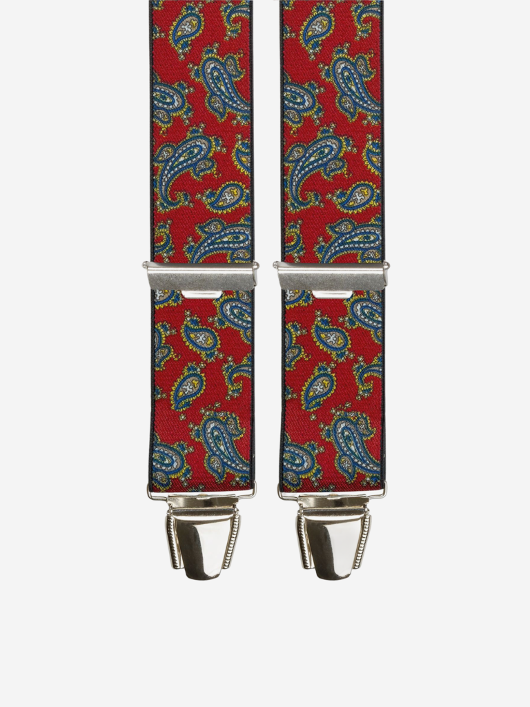 Pierrot - Bretelles à Motifs Classiques Paisley