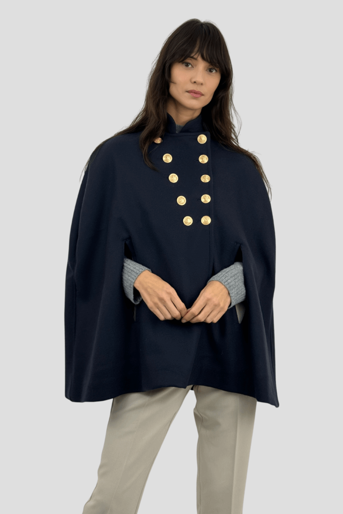 Coulange - Cape officier cachemire B32 – 46