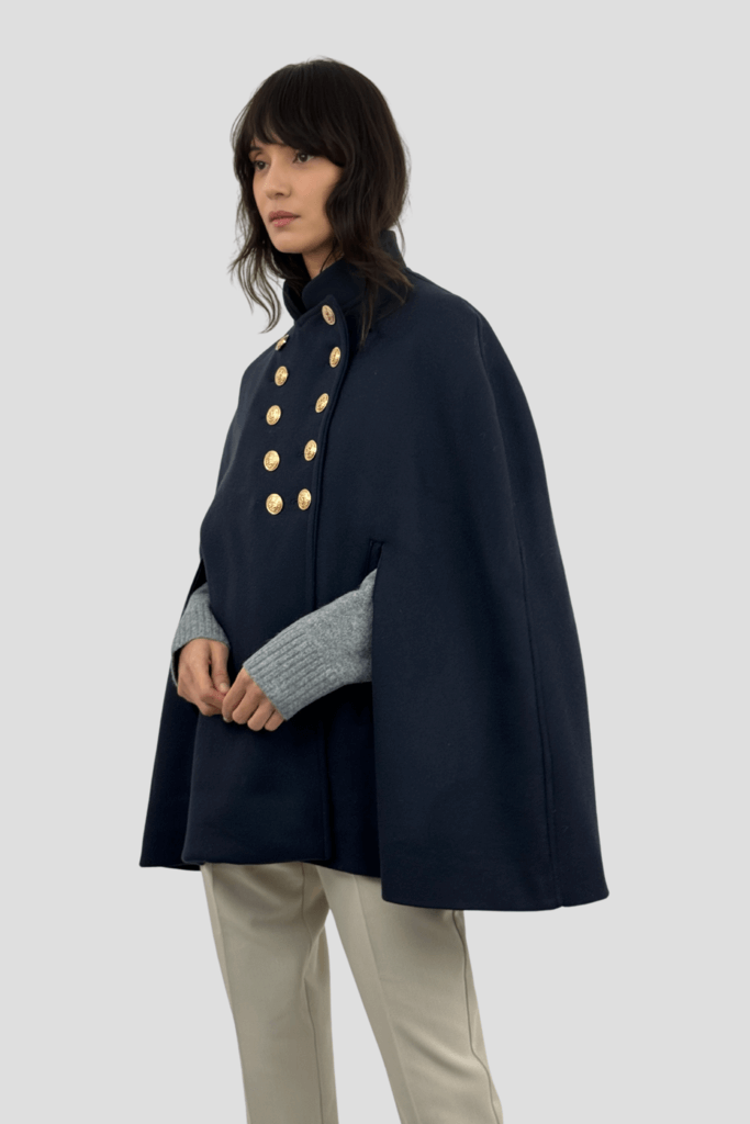 Coulange - Cape officier cachemire B32 – 46
