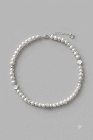 NEIJE - Collier Iconic Perles deau douce et Argent 925