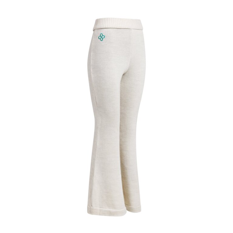 Divine Harmonie - Pantalon Divine Harmonie en Laine Mérinos – XL / Off White