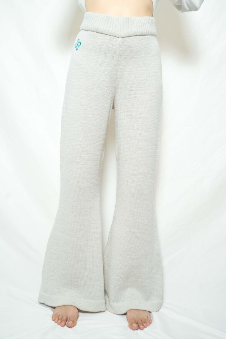 Divine Harmonie - Pantalon Divine Harmonie en Laine Mérinos – XL / Off White
