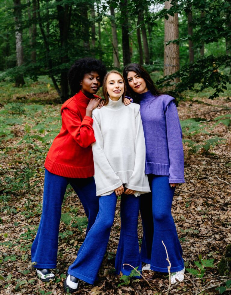 Divine Harmonie - Pantalon Chakra du 3ème Oeil en Laine Mérinos – XL / Indigo