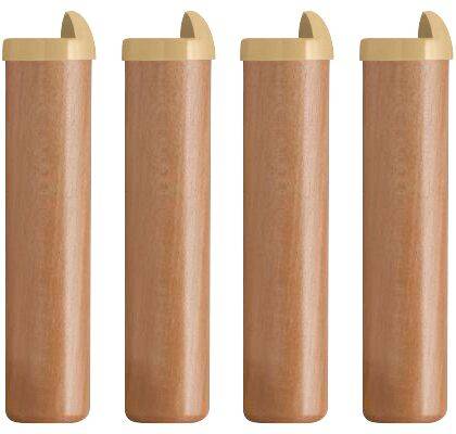 EBAC PIEDS BOIS crop COSI PAR CAMIF - Lot de 4 pieds pour sommiers cadre métal