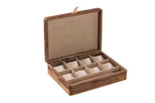 Manufacture Jacquemin - Coffret à montres en noyer – Modèle XL – 8 montres