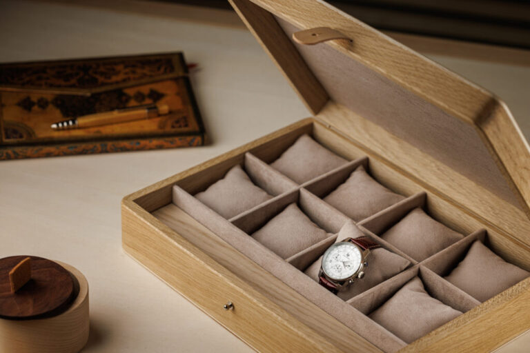 Manufacture Jacquemin - Coffret à montres en chêne - Modèle XL - 8 montres