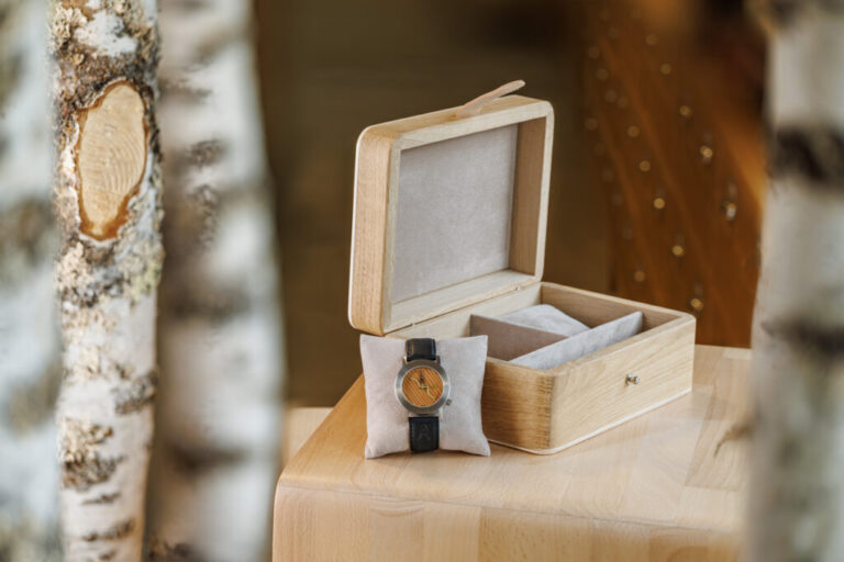 Manufacture Jacquemin - Coffret à montres Chêne Petit modèle - 2 montres