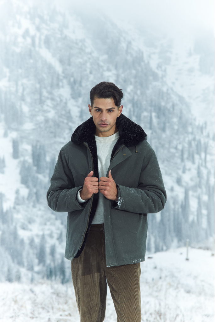 Coulange - Parka Heritage verte kaki – 3XL