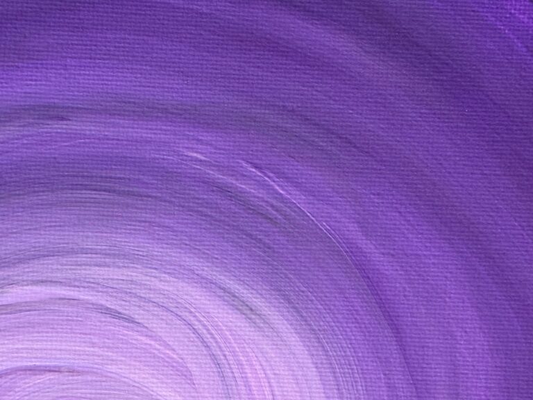 Divine Harmonie - Tableau Chakra Coronal – Violet - Blanc