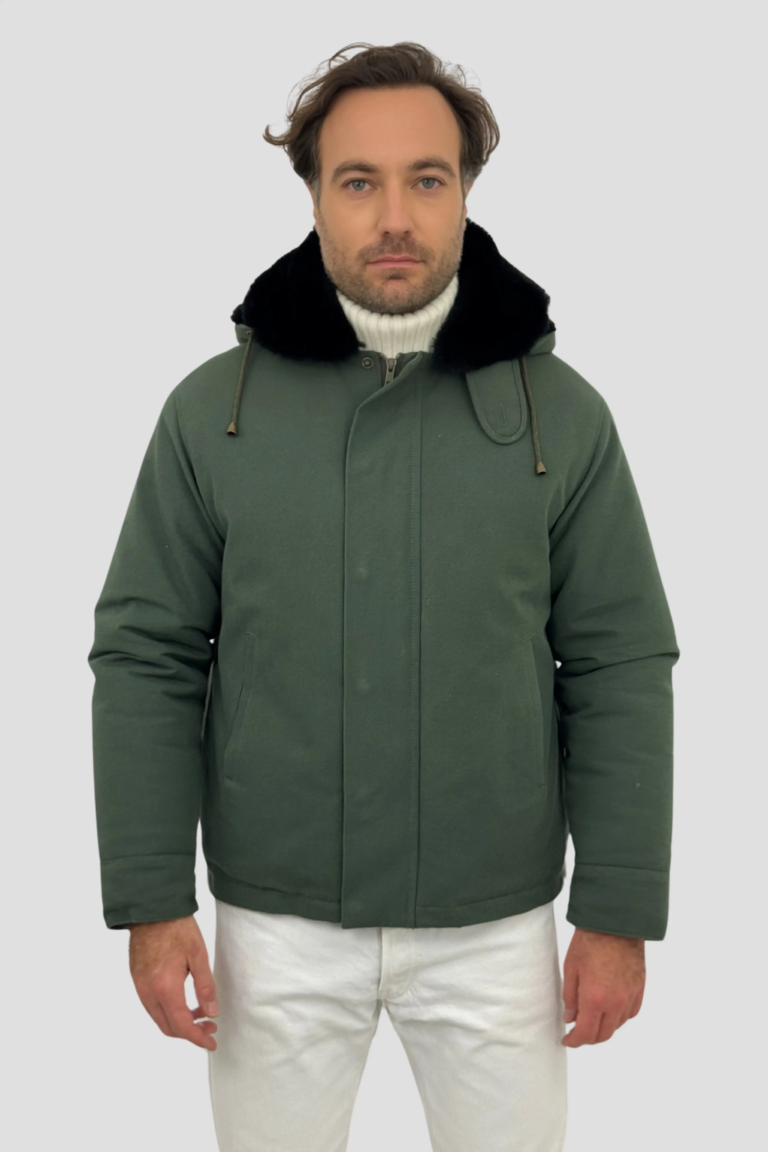 Coulange - Parka Heritage verte kaki – 3XL