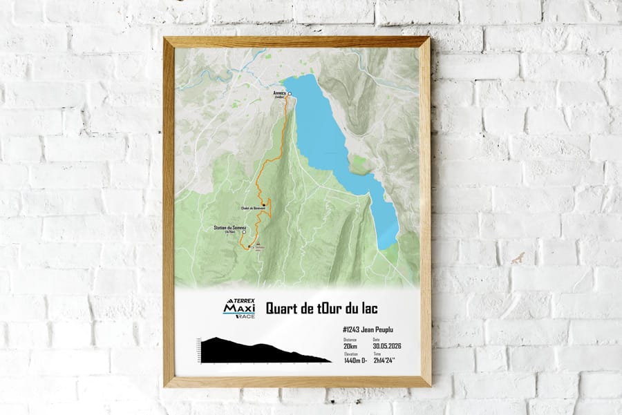 Quart orange The Post Trace - MaXi-Race® - Le quart de tOur du lac