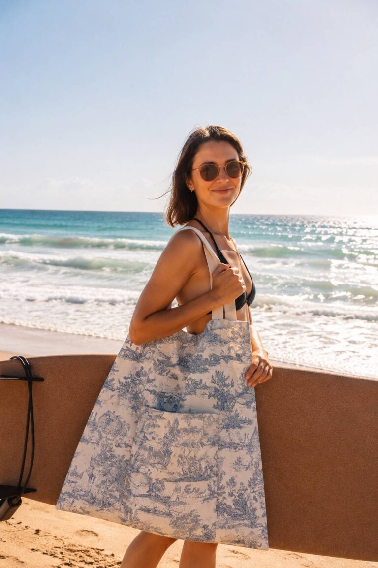 Maison Mallow - Surf Bag - Toile de Jouy
