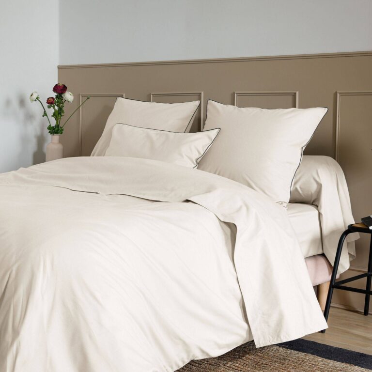 ESSENTIELS PAR CAMIF - Drap plat coton bio Thaïs