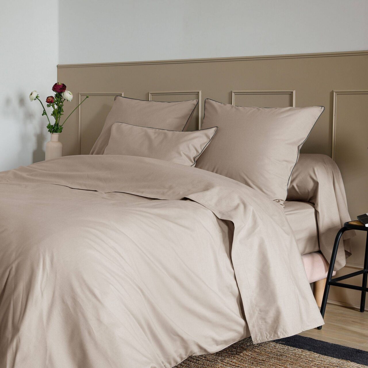 Web JPG 012 am chambre nature camif 20240319 crop ESSENTIELS PAR CAMIF - Housse de couette coton bio Thaïs