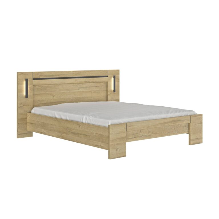Web JPG 01 de chambres et dressings lits bois clair bois emilie n 100360181263 ESSENTIELS PAR CAMIF - Lit avec tiroir de rangement en option Emilie