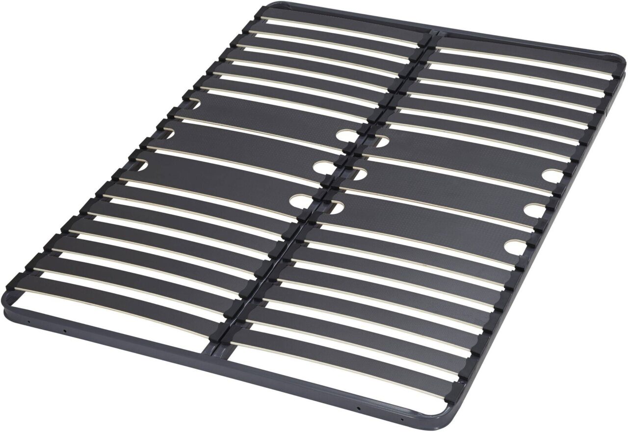 Web JPG 01 de sommiers sommiers a lattes gris metal bodyzone n 100369342066 COSI PAR CAMIF - Sommier cadre à latte 3 zones de soutien Ewan