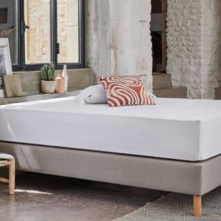 Protège matelas molleton coton bio matelas épais Coralie par la marque Camif Camif - Protège matelas molleton coton bio matelas épais Coralie