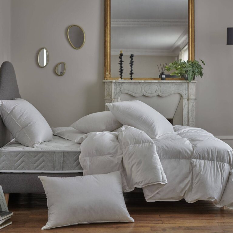 COSI PAR CAMIF - Oreiller moelleux en duvet et percale biologique Carla