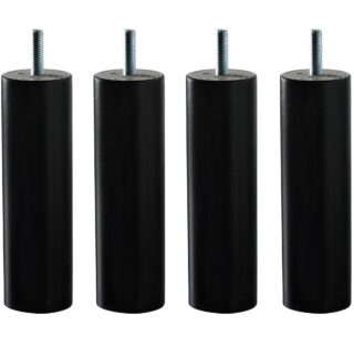 Lot de 4 pieds cylindre wengé, 15 cm par la marque Camif Camif - Lot de 4 pieds cylindre wengé, 15 cm