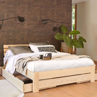 Drap housse grand bonnet 40cm percale bio Elise par la marque Camif Camif - Drap housse grand bonnet 40cm percale bio Elise