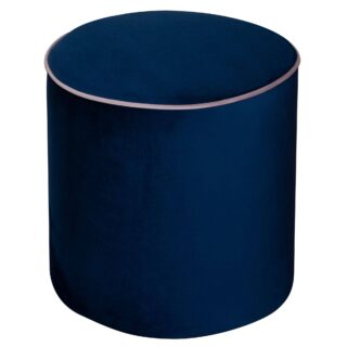 Pouf rond velours Léo par la marque Camif Camif - Pouf rond velours Léo